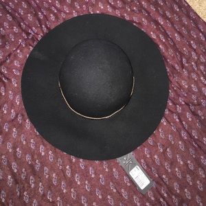 Black Floppy Hat