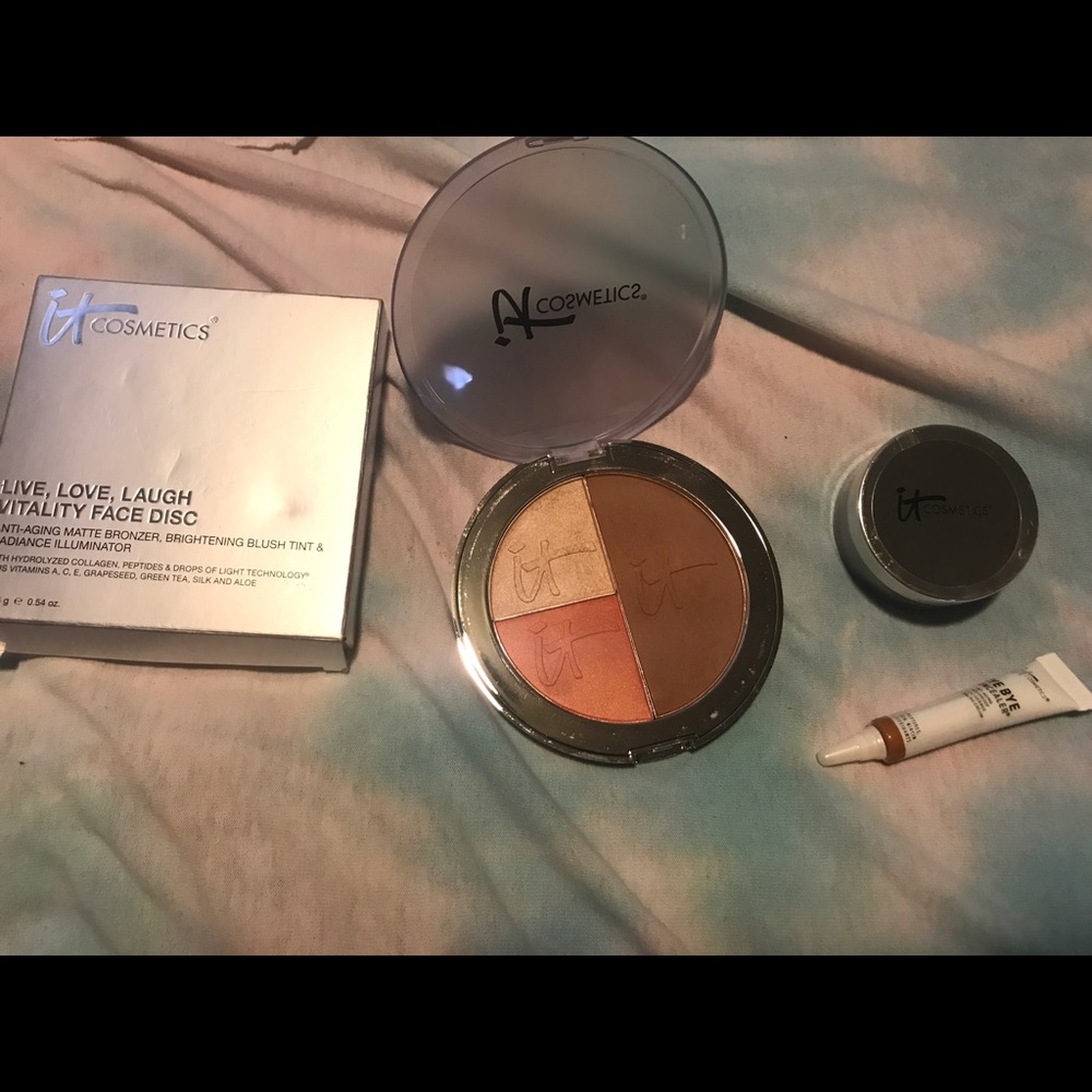 IT COSMETICS VITALITY DISC CONCEALER & POWDER
