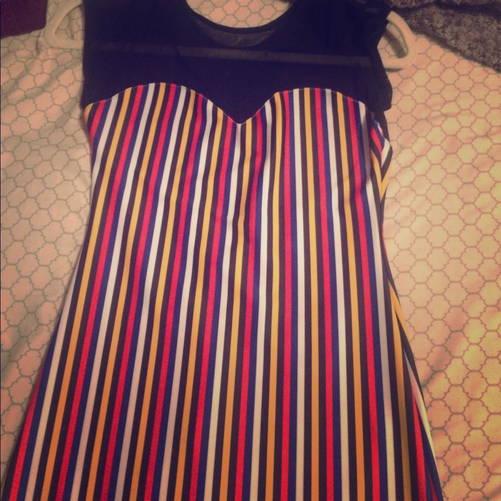 AMERICAN APPAREL STRIPPED DRESS