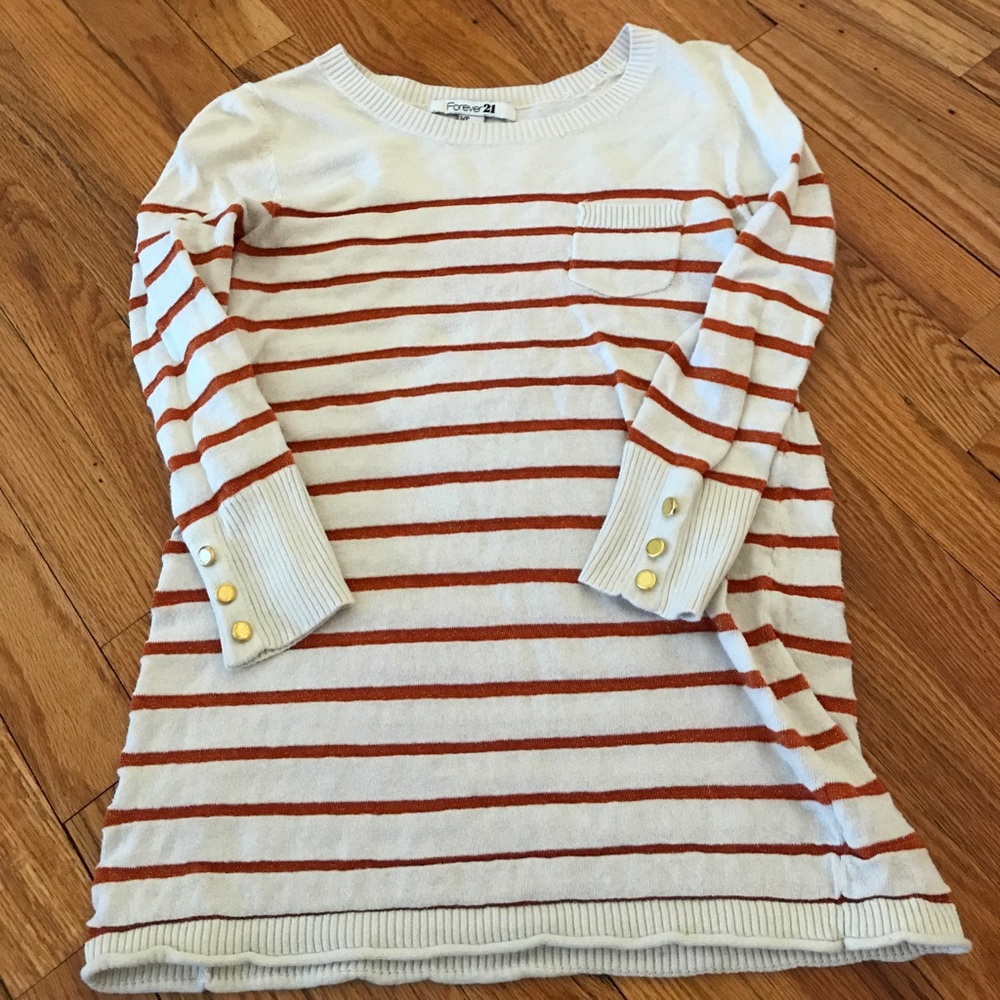 Three-quarter sleeve sweater forever 21