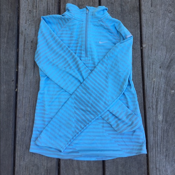Blue striped Nike running sweater. - Picture 1 of 2