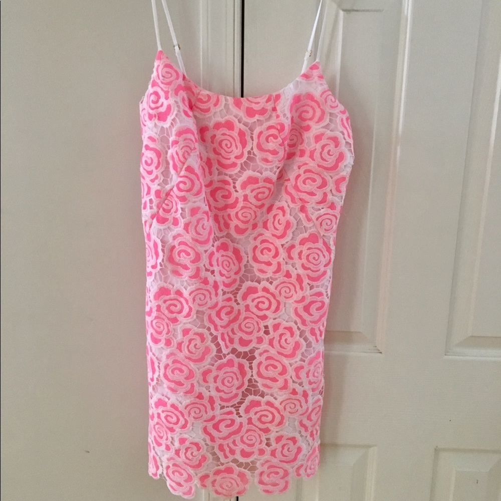Lilly Pulitzer The Beth Lace Two Tone Dress
