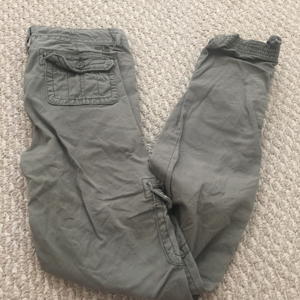 Army green cargo pants
