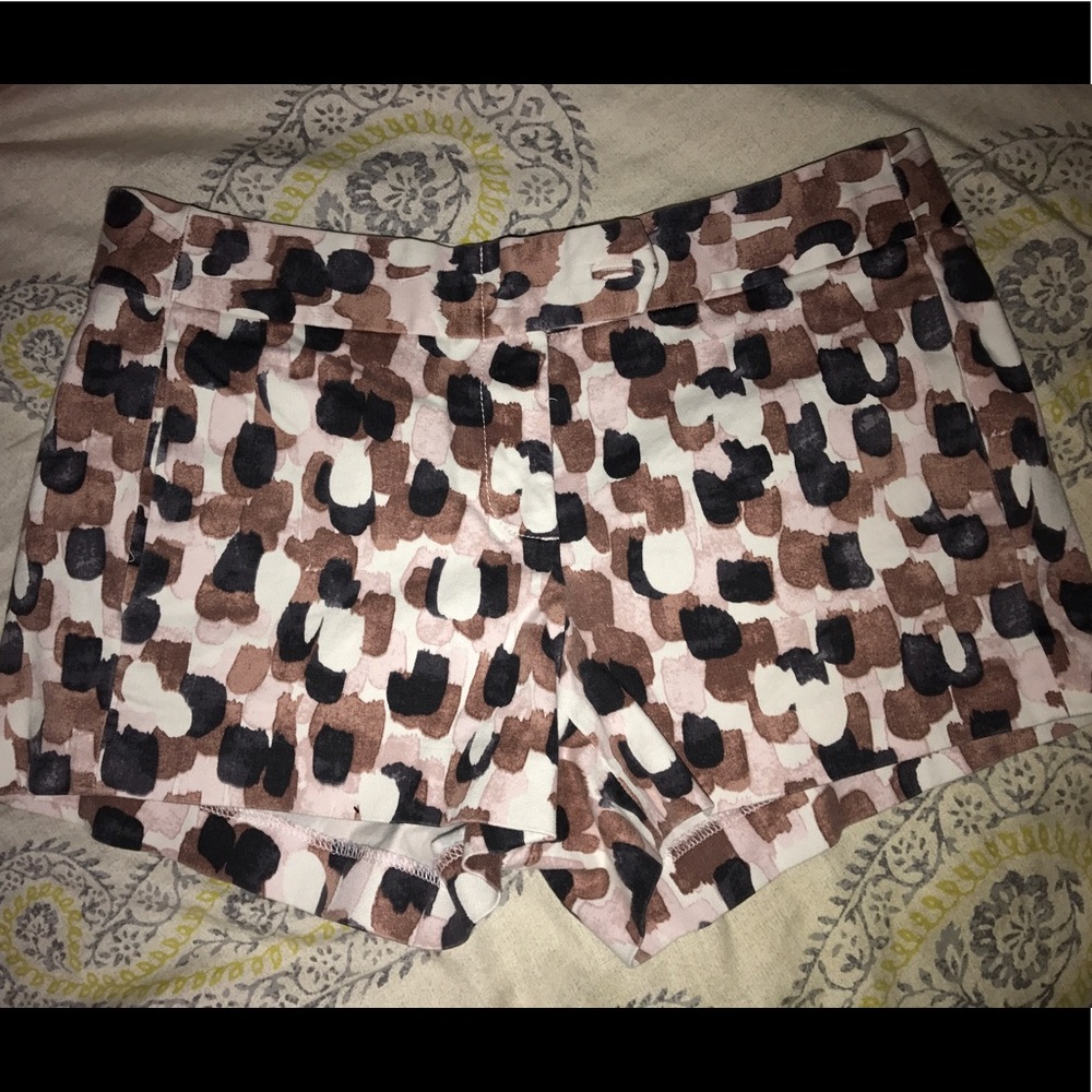 J Crew multicolor shorts size 4
