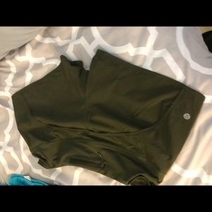 Lululemon Speed Shorts - Army Green