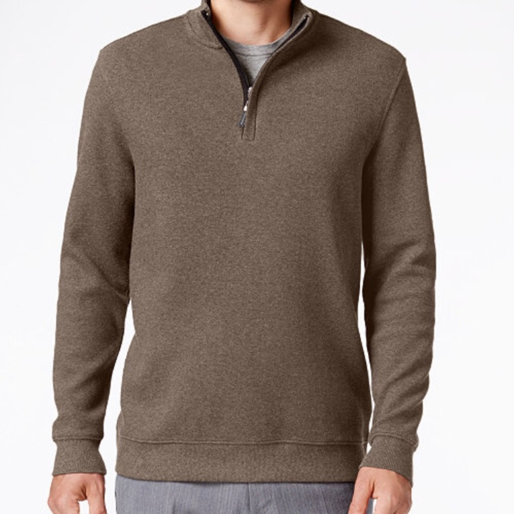 Tasso Elba men's quarter zip pullover