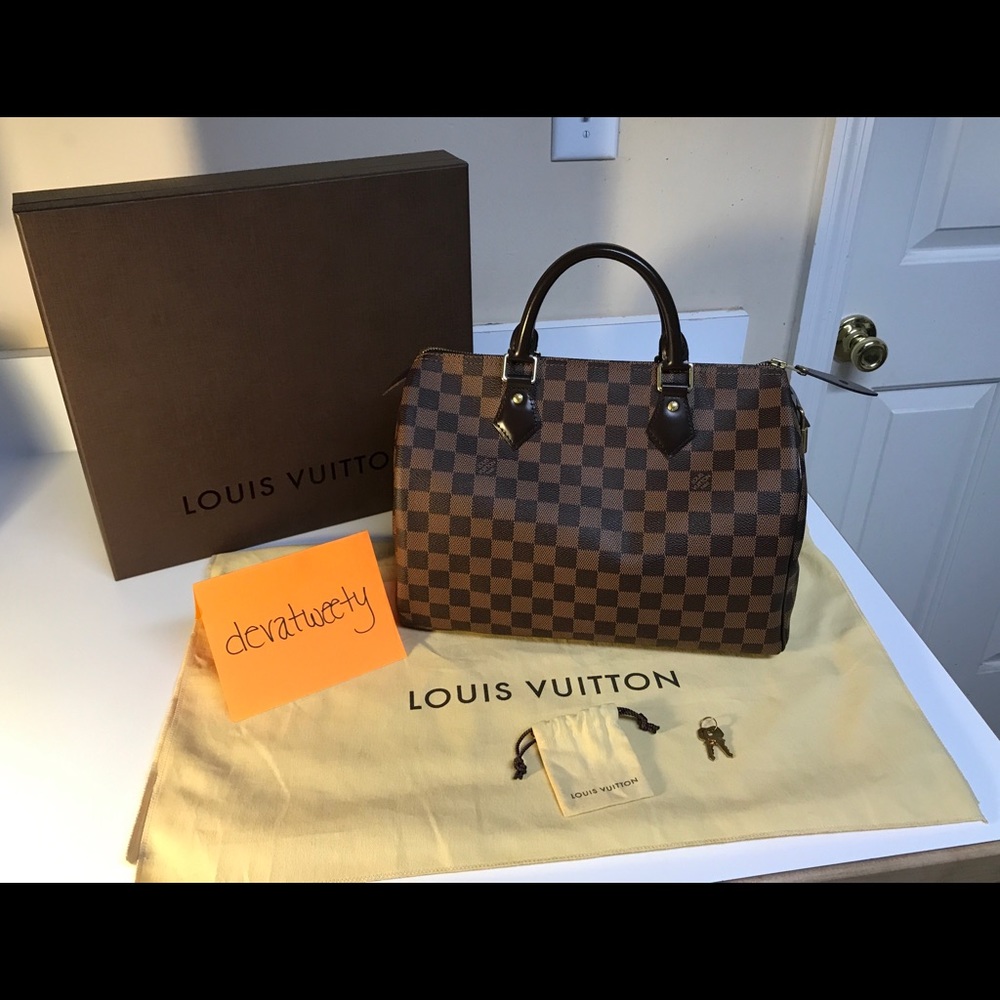 Louis Vuitton Speedy 30 Damier Ebene