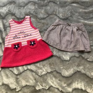 Bundle savannah adjustable skirt & baby mini dress