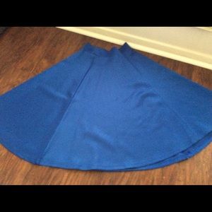 Royal Blue Circle skirt