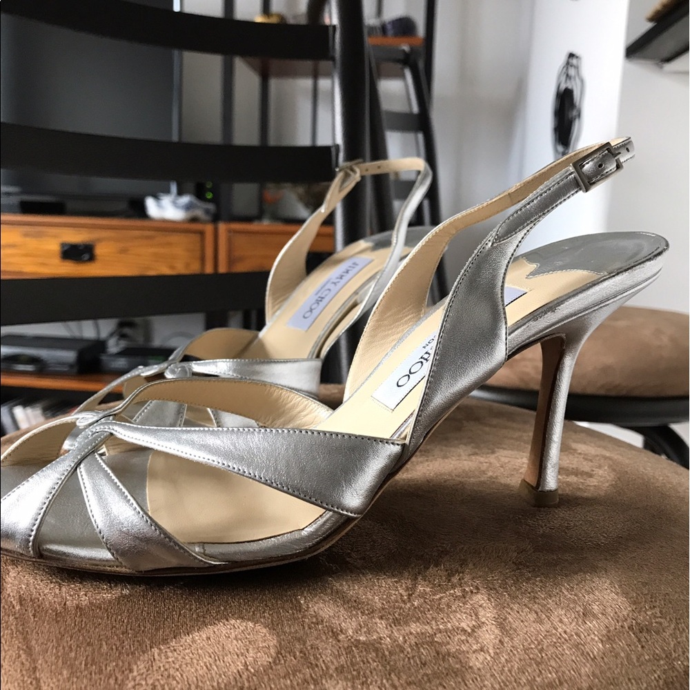 🎈SALE🎈Jimmy Choo metallic sandals