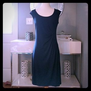 Figure flattering Ann Taylor Navy Dress