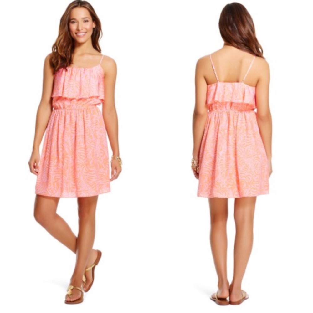 Adorable Lilly for Target Orange Jungle Dress