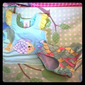 Baby tankini with fishy!