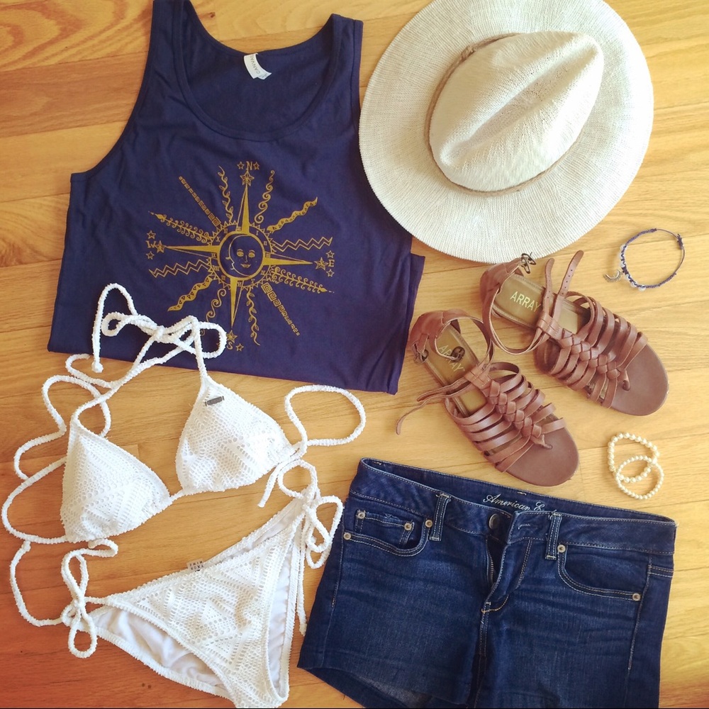 ☀️🌸SALE Tank with Gold Design (small) - Picture 3 of 6