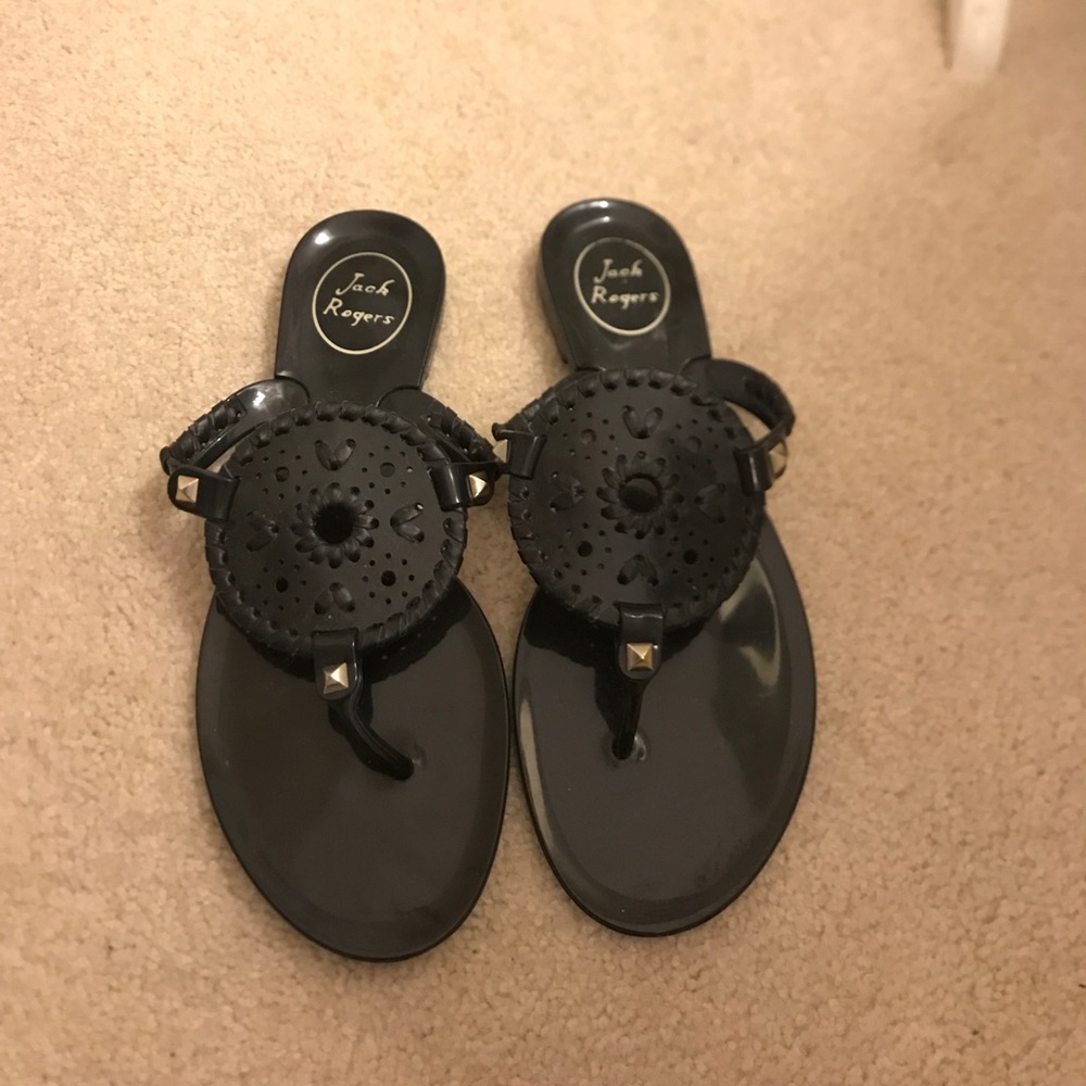 Black jelly jack rogers