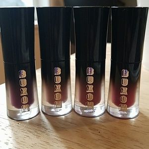 Four BUXOM Whipped Liquid Lipstick Minis