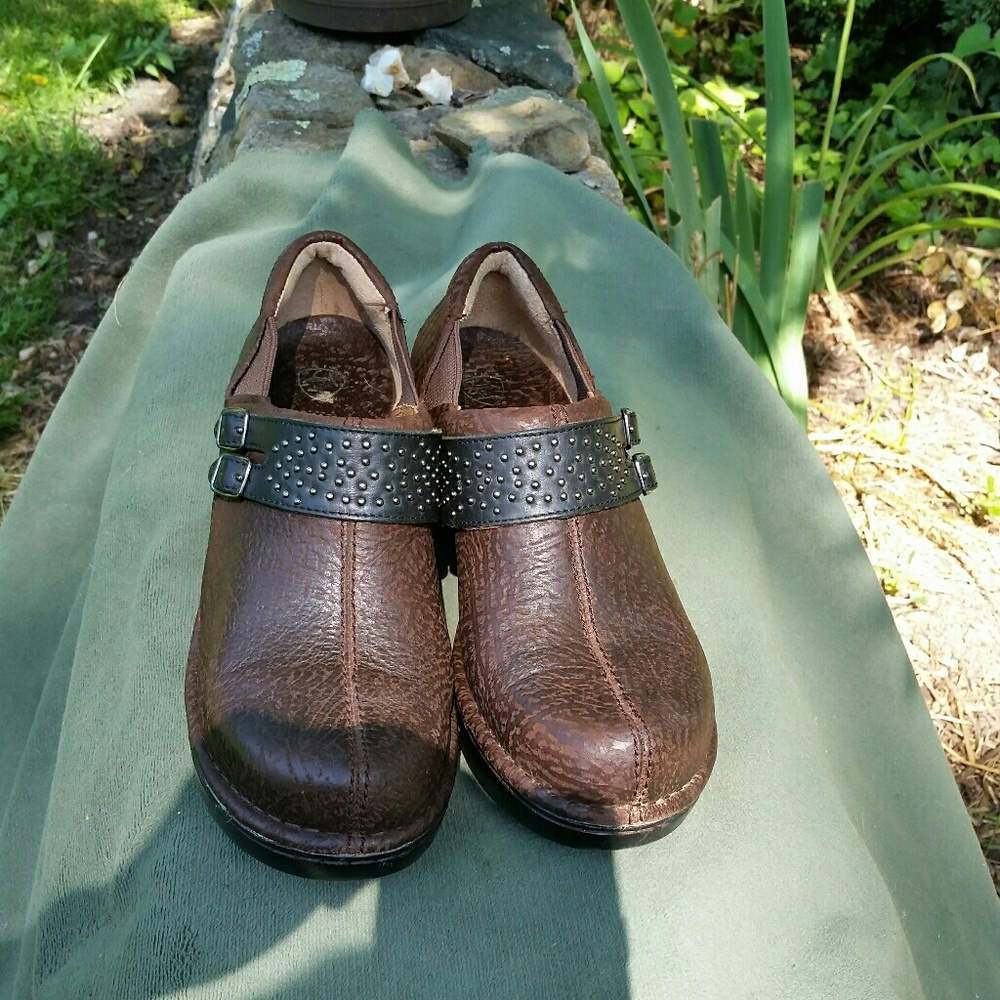 Arial clogs leather