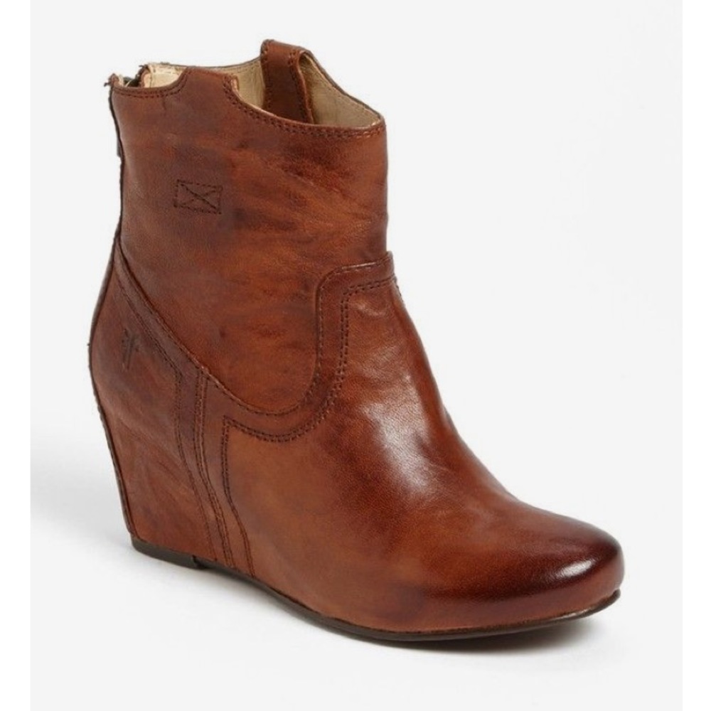 Frye. Carson wedge bootie