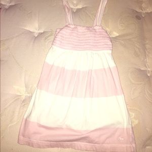 Abercrombie & fitch new york , Pink and white top