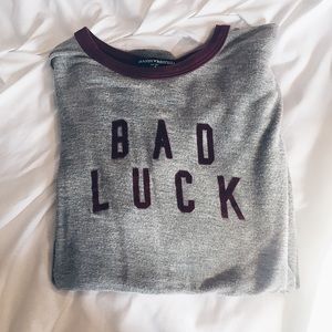 Brandy Melville Bad Luck Tee