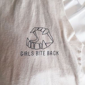 Brandy Melville Girls Bite Back Muscle Tee
