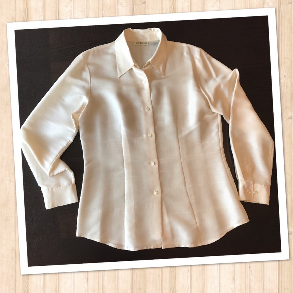 Ann Taylor Silk Blouse - Picture 3 of 4
