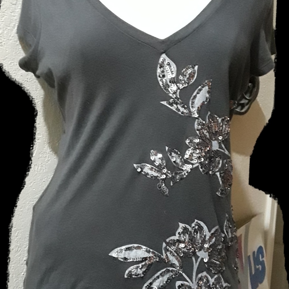 Large Gray Shirt fitted