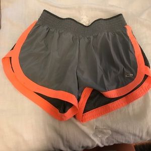 Champion running short