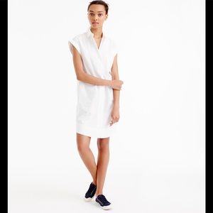 J.Crew white shirt dress S