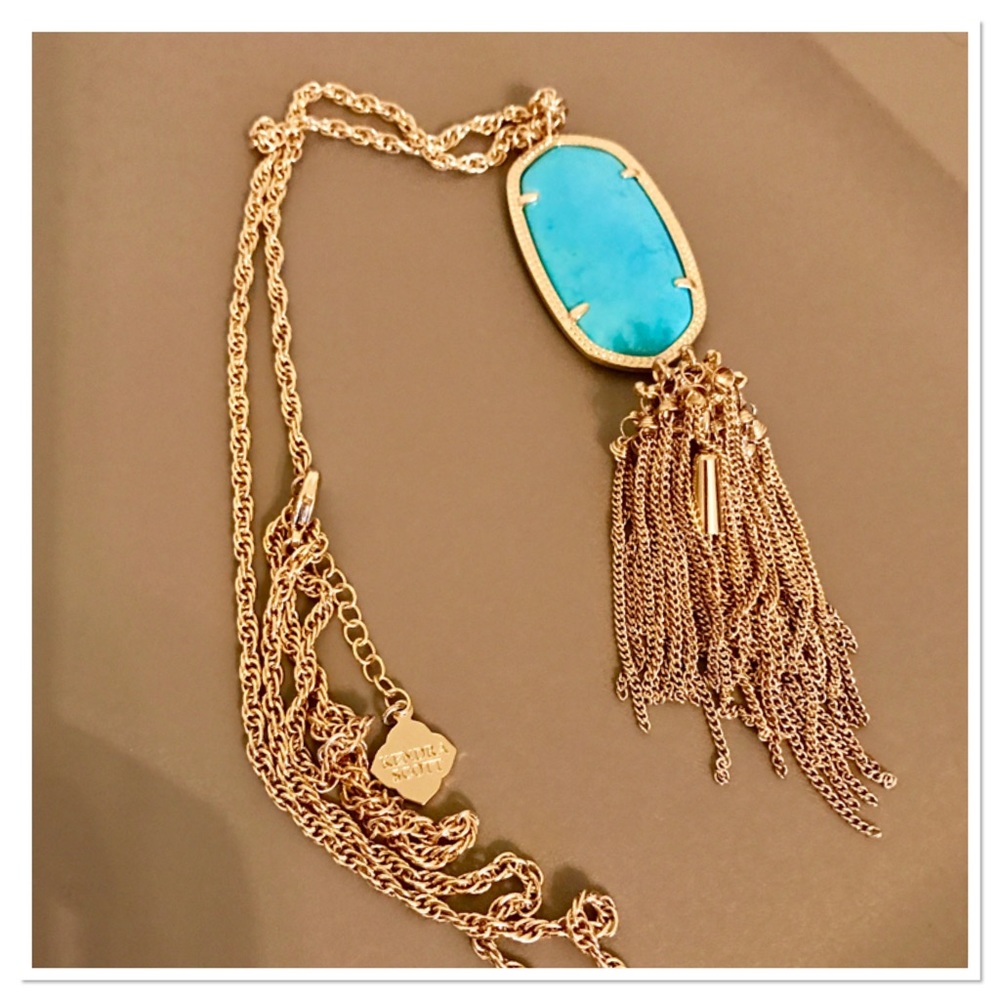 Kendra Scott Rayne Necklace In Turquoise Necklace
