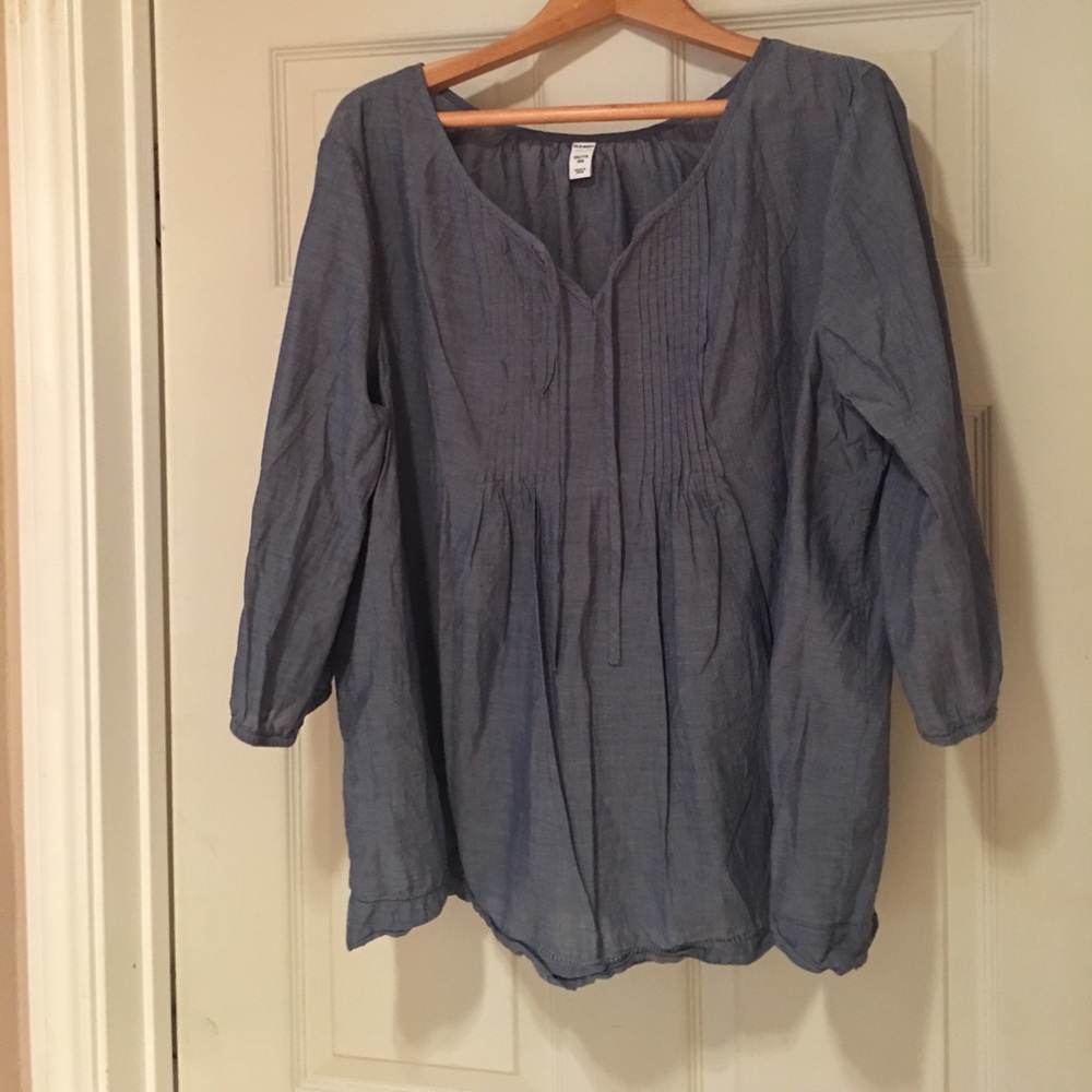 Old Navy chambray top