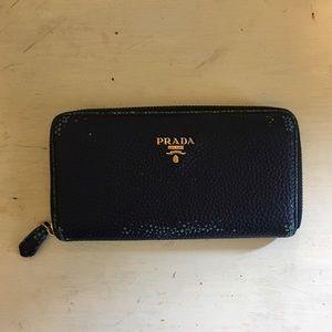 Lightly used authentic Prada wallet