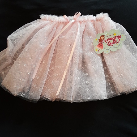NWT "Imagine That" Pink & Silver Leotard & Skirt - Picture 3 of 3