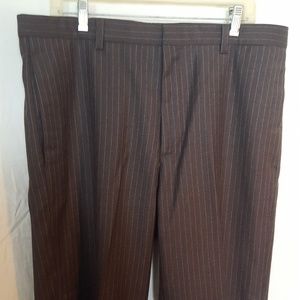 Banana Republic Chocolate Pinstripe Slacks