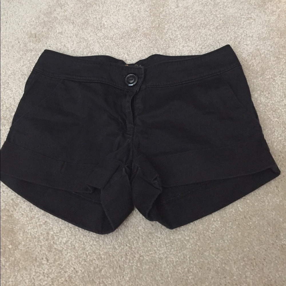Black dressy shorts
