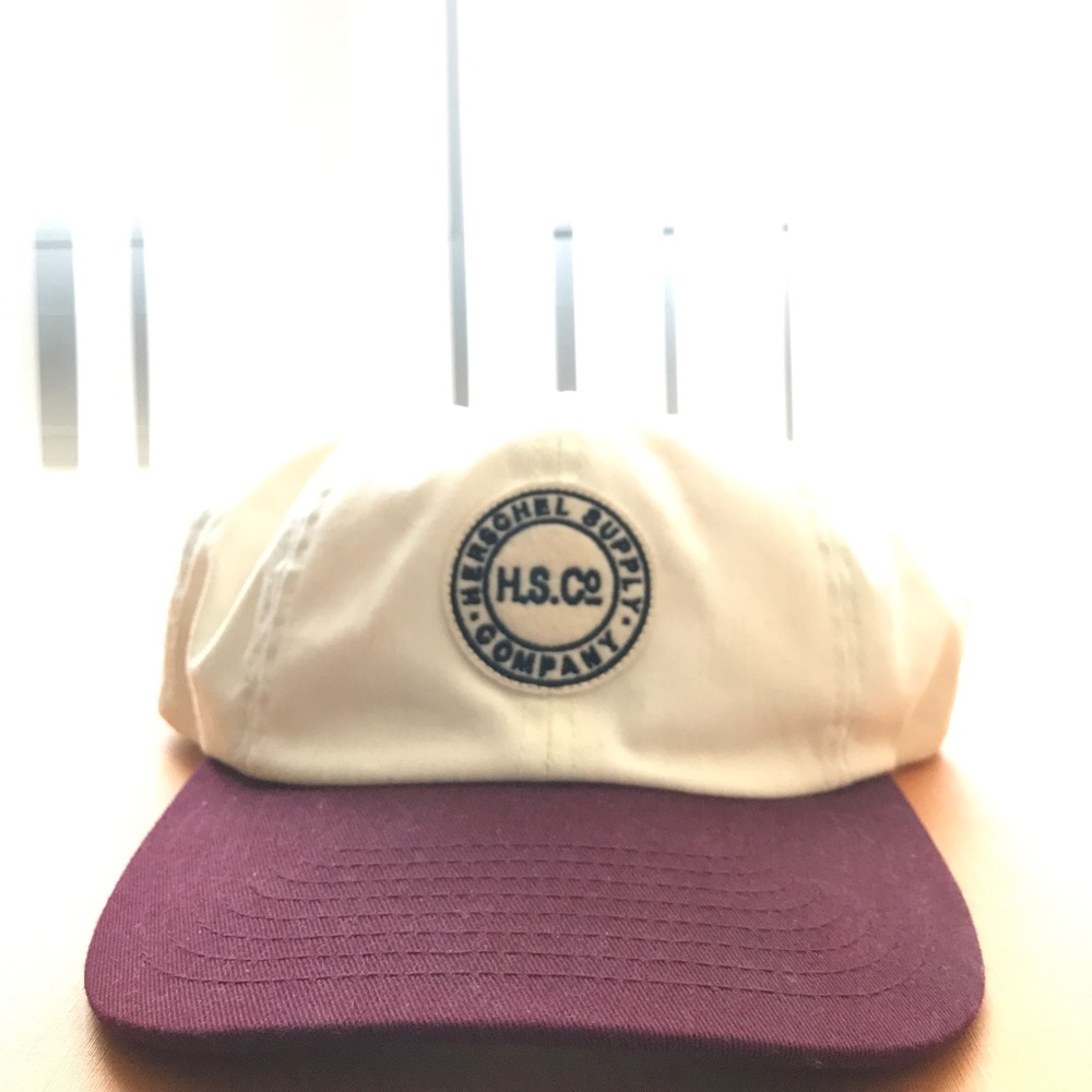 Herschel leather Strap Back Hat