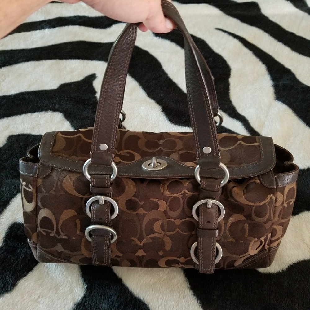 Authentic large Coach Satchel Handbag
