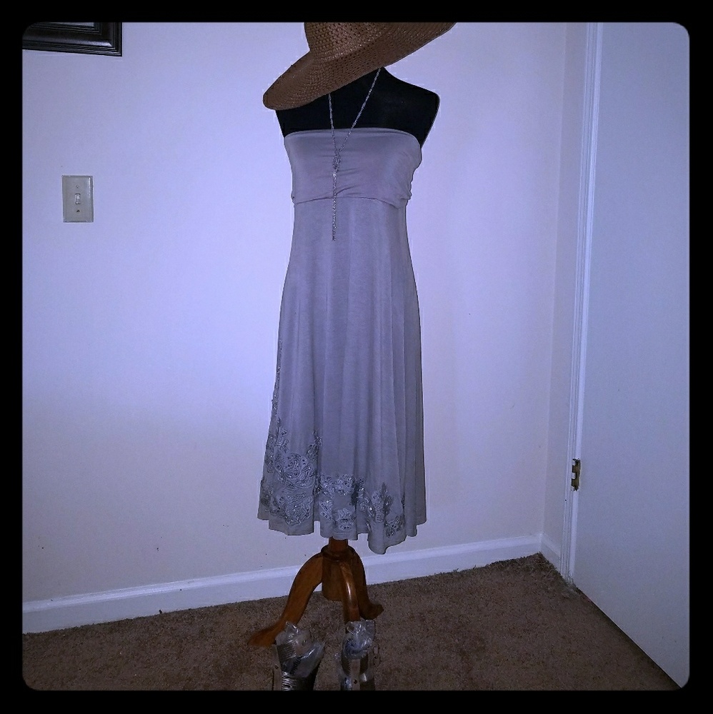 Bandeau maxi dress or skirt by INC.