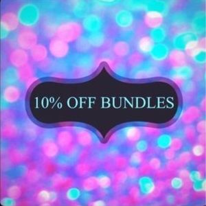 BUNDLE 2 ITEMS OR MORE GET 10% OFF