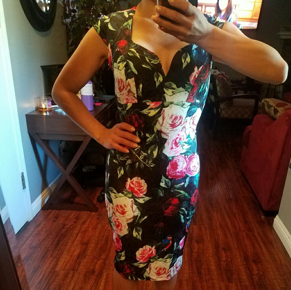 Flower print, xsmall dress