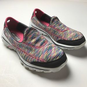 Size 6 Sketchers Go Walk 2 Women's Colorful Shoes