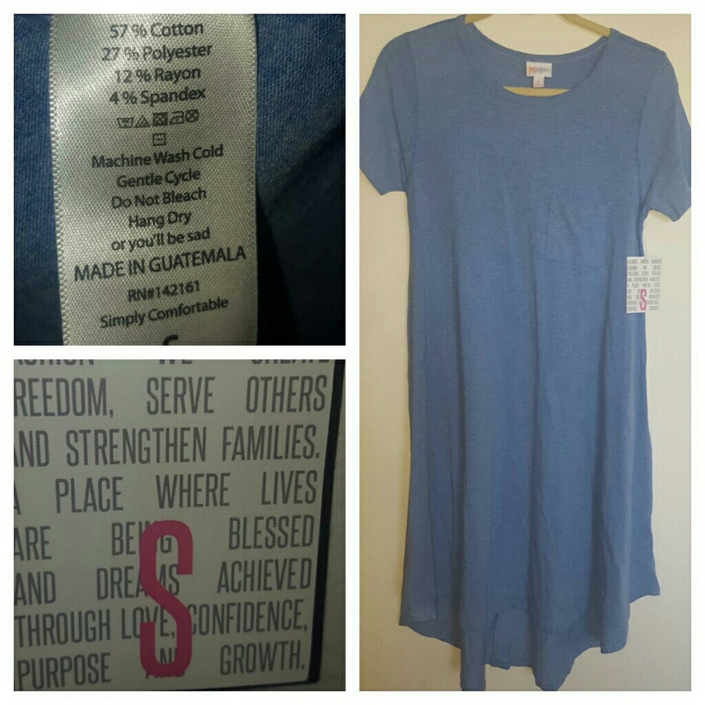 Blue Lularoe Carly NWT