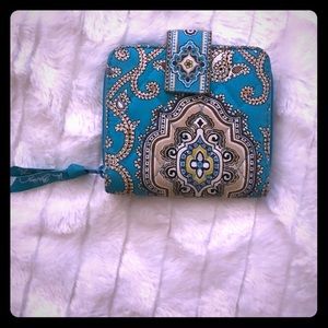 NWOT Small Vera Bradley Wallet Totally Turq