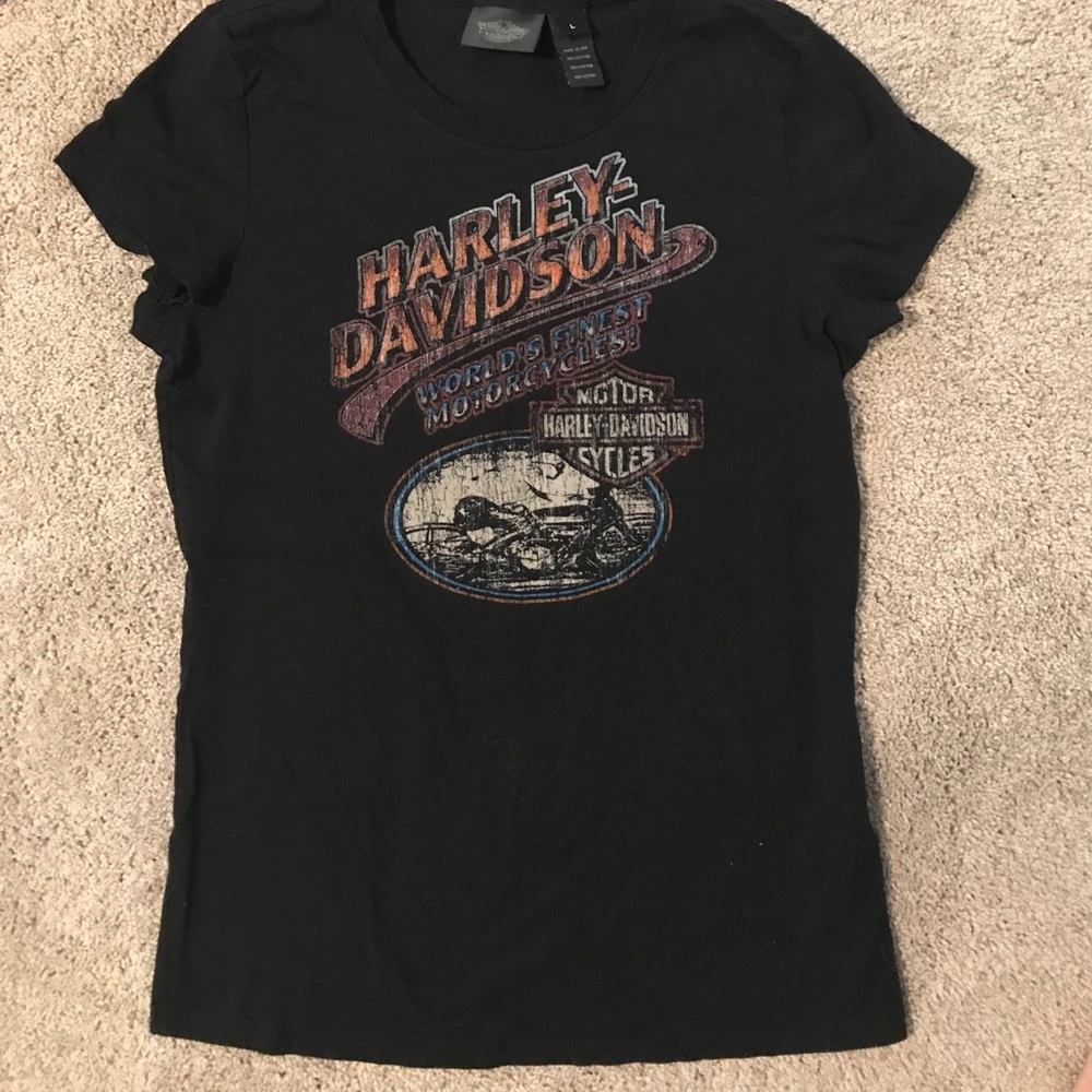 Harley Davidson Tee blank back