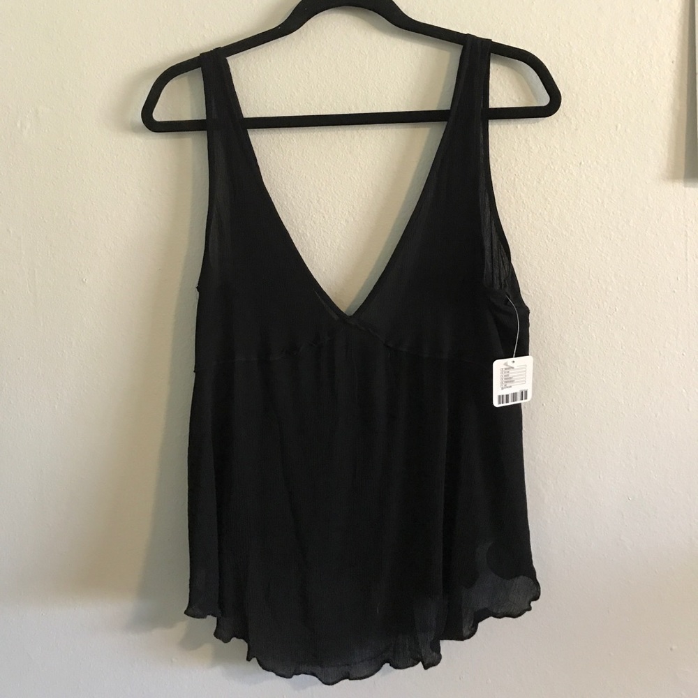 NWT Free People Sheer Blouse