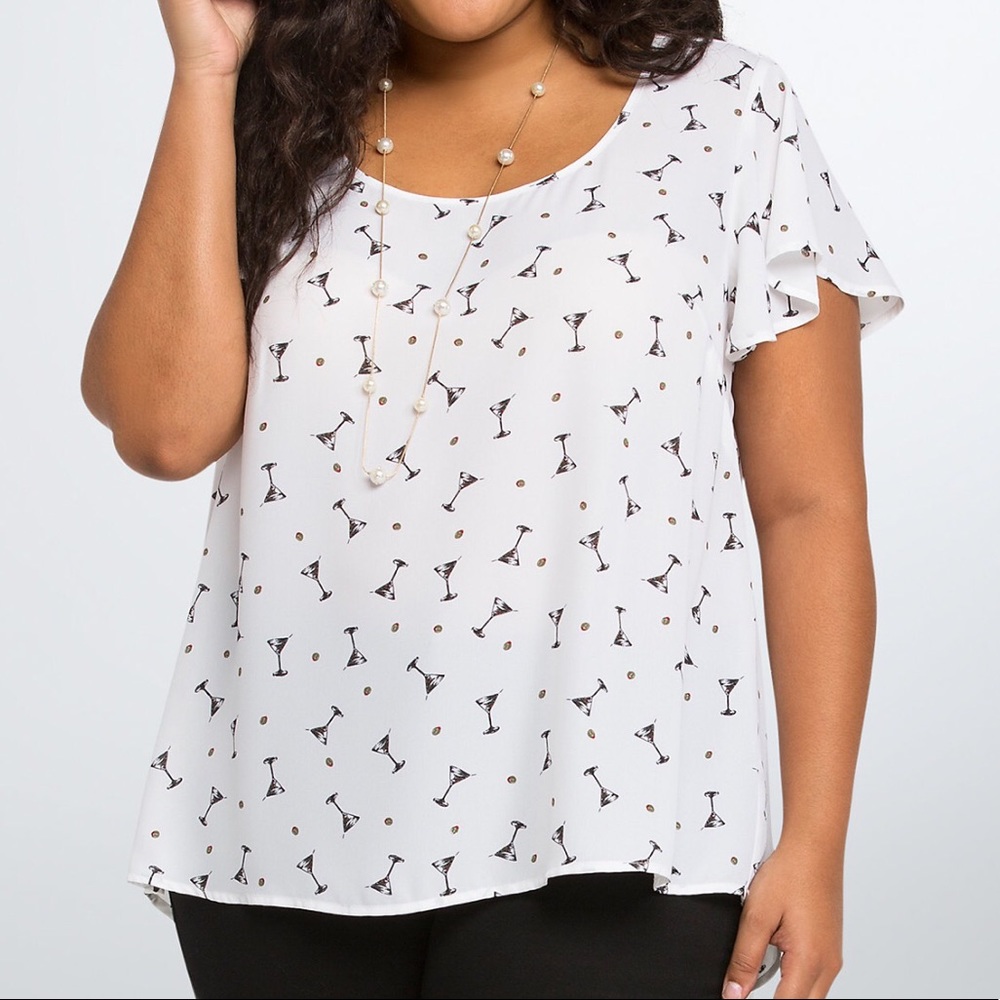 Torrid Martini Blouse