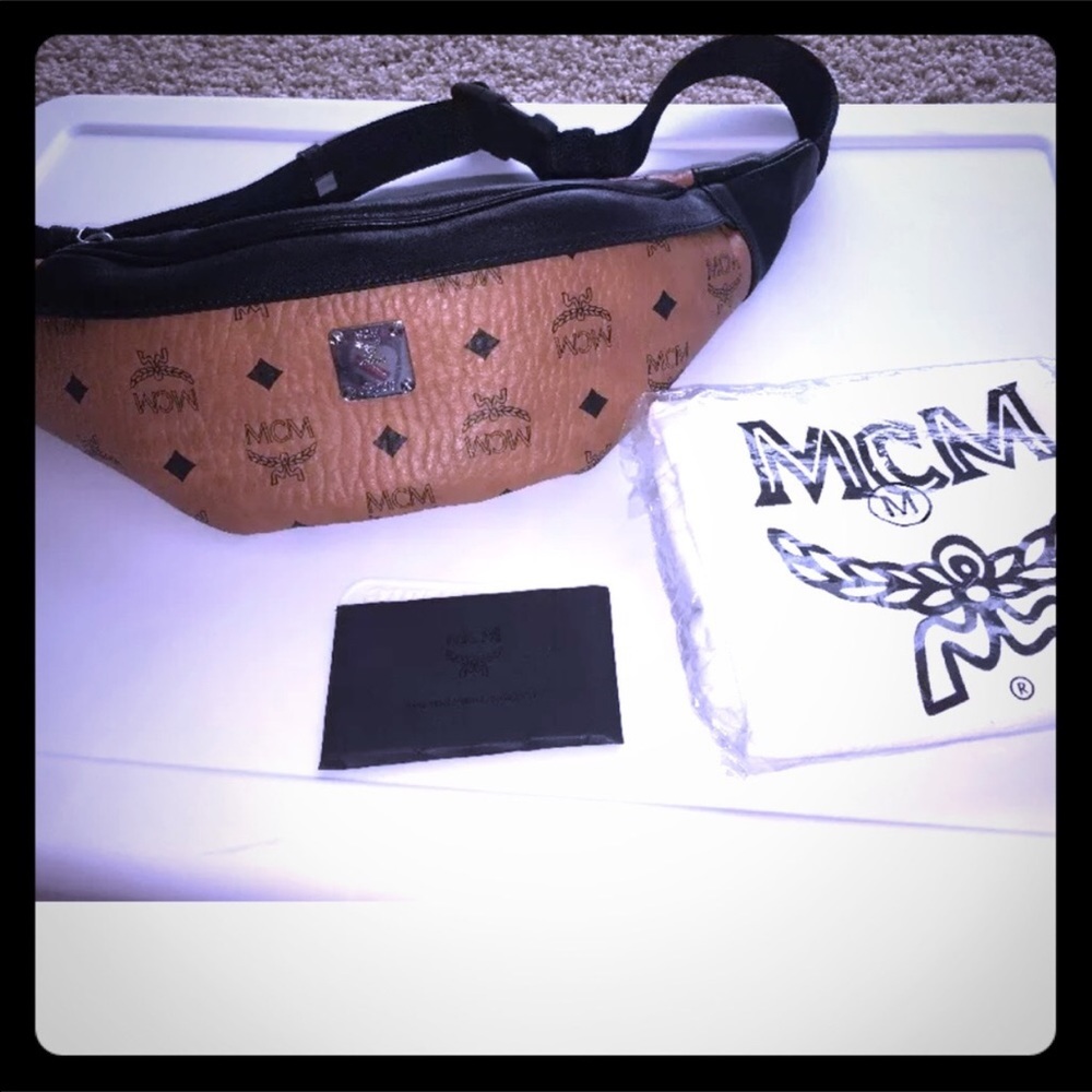 Mcm fanny bag 100% authentic