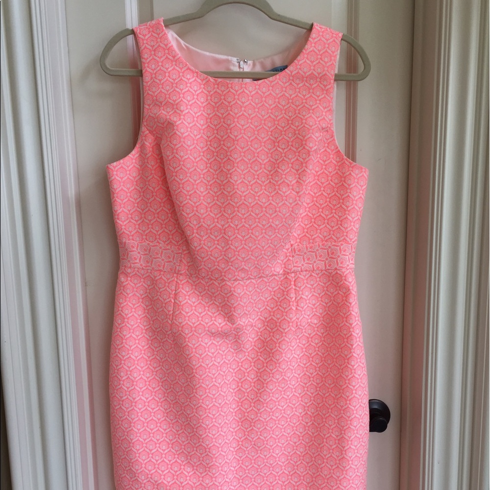 Hot pink A line dress
