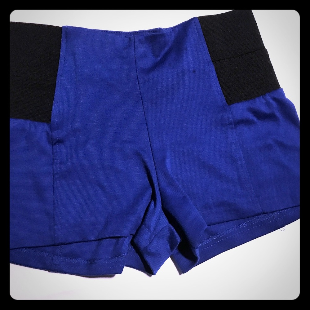 Blue shorts