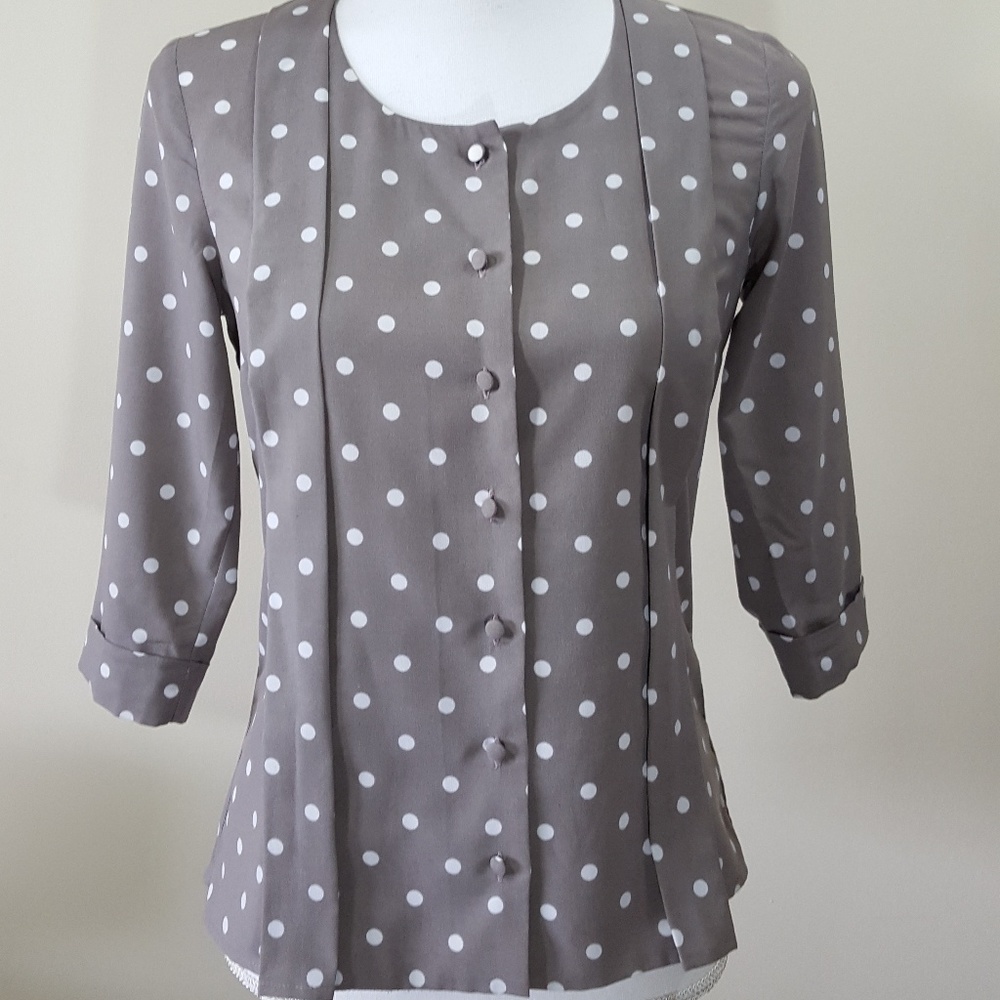 H&M button-up dress top